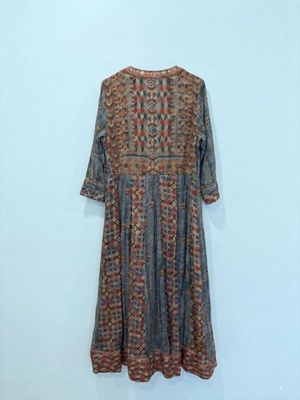 Soft Surroundings San Reno Maxi Dress Embroidered Cotton NWT 16 - Picture 4 of 6